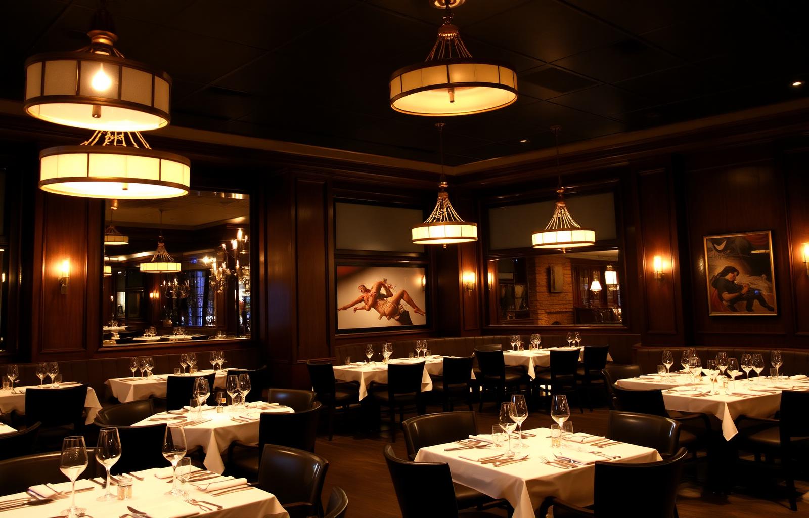 The dining room at Punjabi Fusion Grill